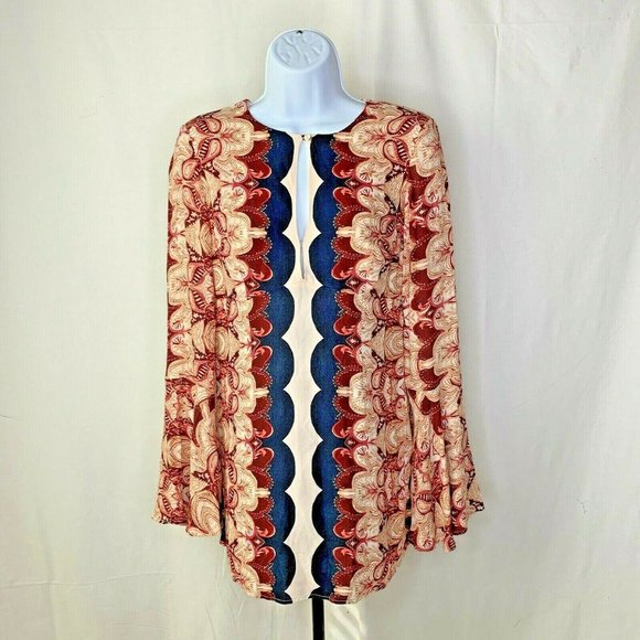 Free People Tops - Free People Top Size 0 Pink Multicolor Paisley